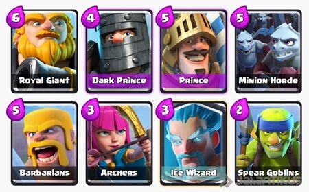 Battle Deck Royal Giant Clash Royale 18