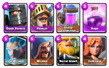 Battle Deck Royal Giant Clash Royale 19
