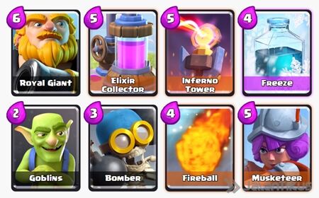 Battle Deck Royal Giant Clash Royale 20