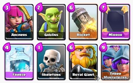 Battle Deck Royal Giant Clash Royale 5