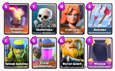 Battle Deck Royal Giant Clash Royale 9