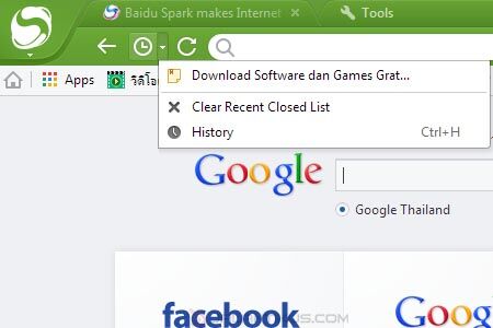 Review Baidu Spark Browser Dengan Chromium Engine 4