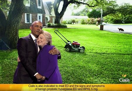 Obama Hiillary Clinton Korban Master Photoshop 1