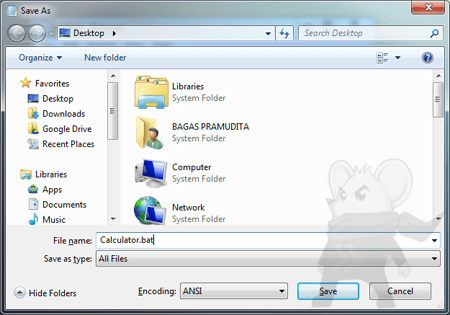Kalkulator Dengan Notepad1