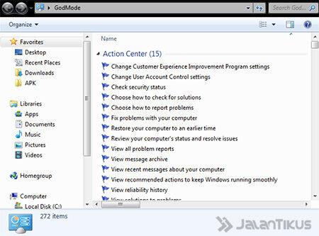 Cara Masuk Ke Windows 7 Godmode 3