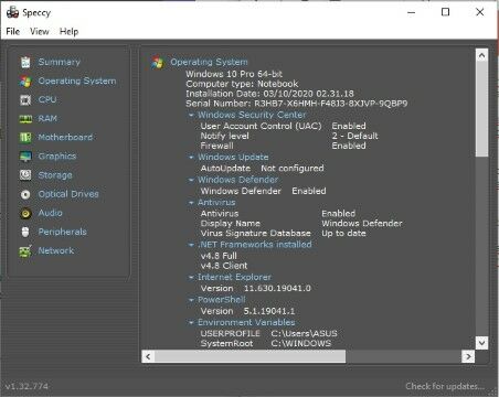 Cara Cek Versi Windows Komputer E1351