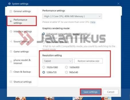 Setting Nox 2020 36a3d