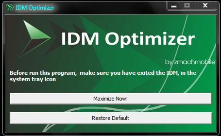 Idm Optimizer Cara Mempercepat Download