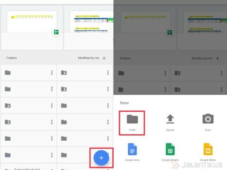 4 Cara Membuat Folder Di Google Drive Pc Hp Jalantikus Com