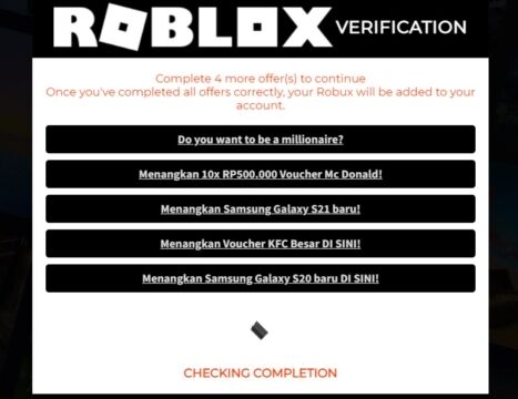 Is Robux Day (robuxday.com) a scam or legit? It claims to give