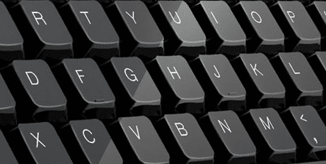 Tombol F J Keyboard