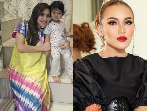 Penampilan Artis Indonesia Saat Pakai Daster Vs Tampil Glamor Custom 19a24