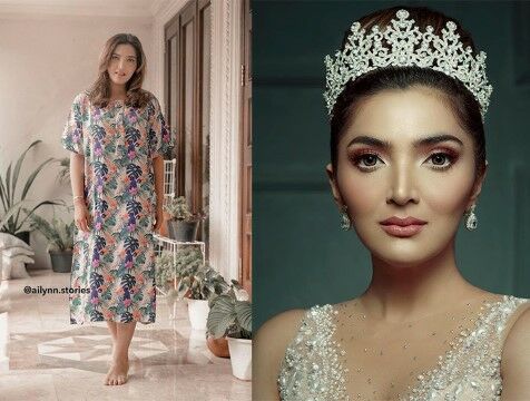 Potret Seleb Saat Pakai Daster Vs Pakaian Glamor Custom 321ef