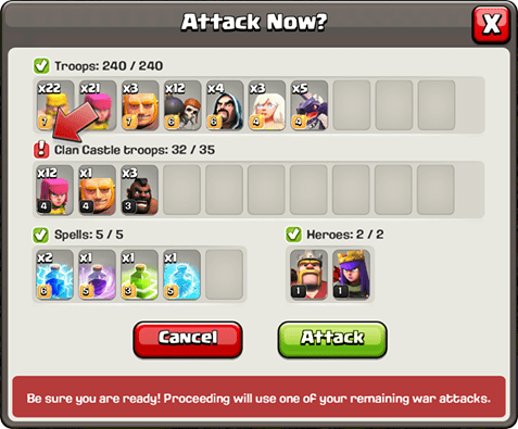 Attack Preview