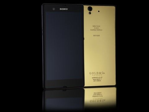 24K Gold Sony Xperia Z D55e1