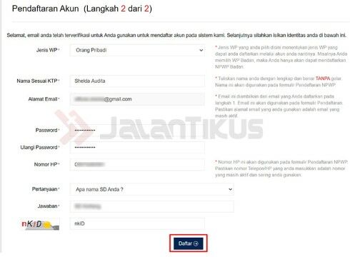 Cara Membuat Npwp Online Bba66