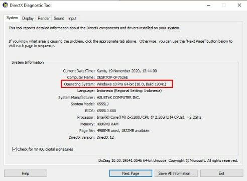Cara Cek Versi Windows 10 Di Laptop 58755