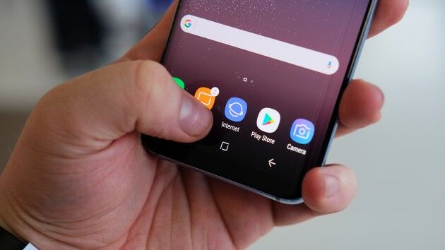 antar muka Samsung Galaxy S8