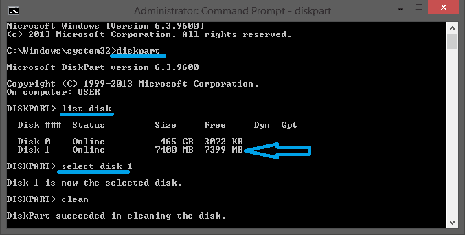 Format Flashdisk Melalui CMD 2