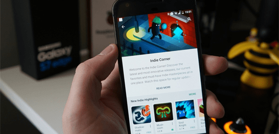 surganya developer kecil dan indie pada smartphone