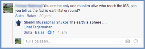 Pengakuan Astronot Muslim Tentang Bumi Bulat Dan Datar 2 Ok
