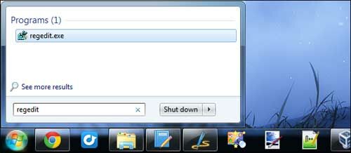 Windows Registry Editor Buka