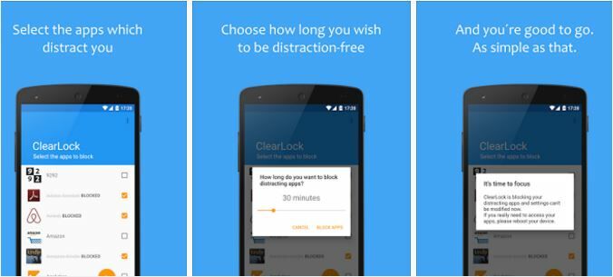 Aplikasi untuk mengurangi kecanduan smartphone, ClearLock