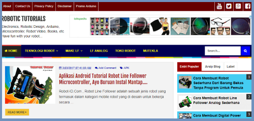 Situs Belajar Robot Bahasa Indonesia 1