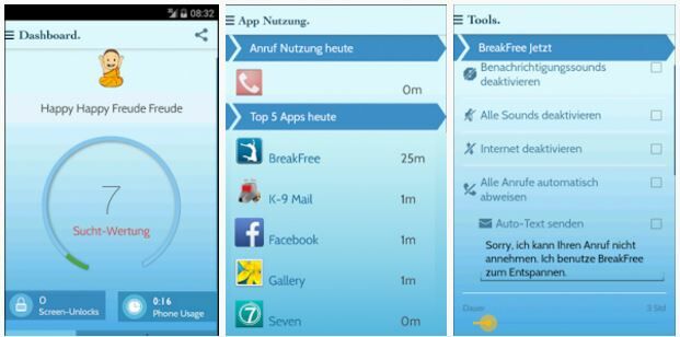 Aplikasi untuk mengurangi kecanduan smartphone, BreakFree