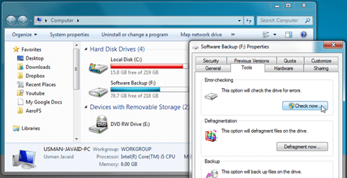 Hard Disk Bad Sector Cek