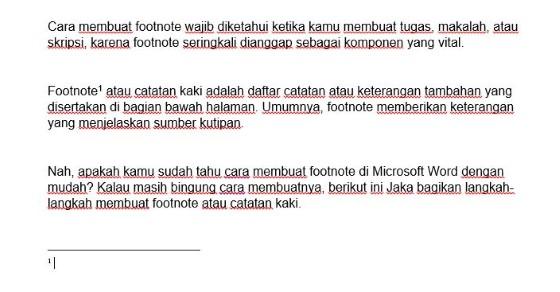9 Contoh Cara Membuat Catatan Kaki Footnote Yang Benar