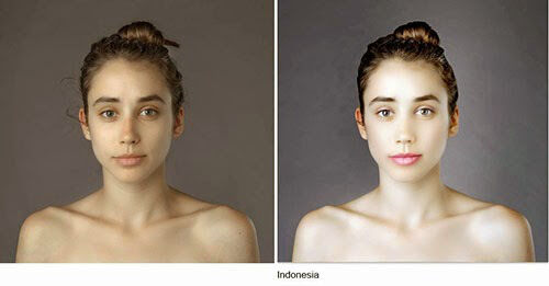 Wanita Ini Jadi Korbang Photoshop 25 Negara 1