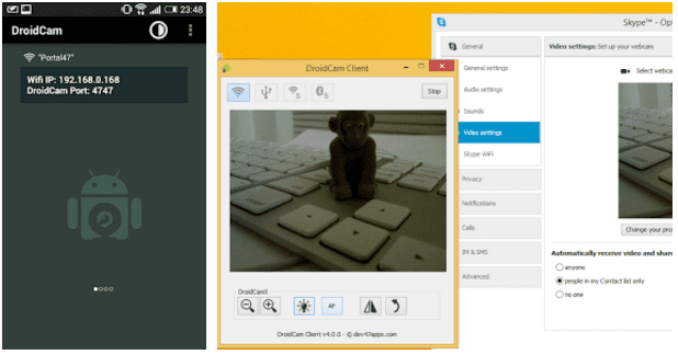 Droidcam 47 online