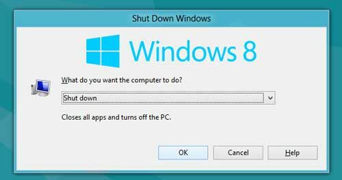Cara Menggunakan Windows 8 Secara Efisien Shutdown