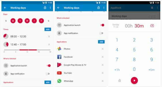 Aplikasi untuk mengurangi kecanduan smartphone, App Block - Stay Focused