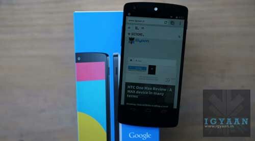 Smartphone Android Untuk Hadiah Natal Google Nexus 5