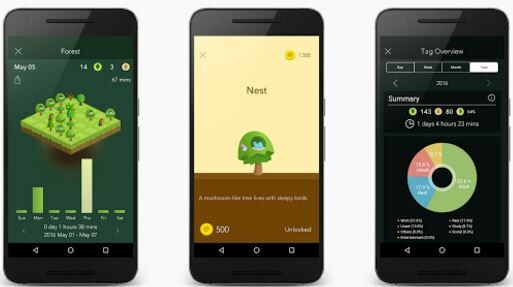 Aplikasi untuk mengurangi kecanduan smartphone, Forest - Stay Focused