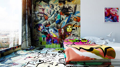 Hotel Room Graffiti 3