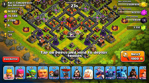 Coc Base Attacked