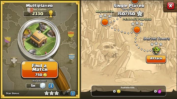 antara clash royale dan clash of clans