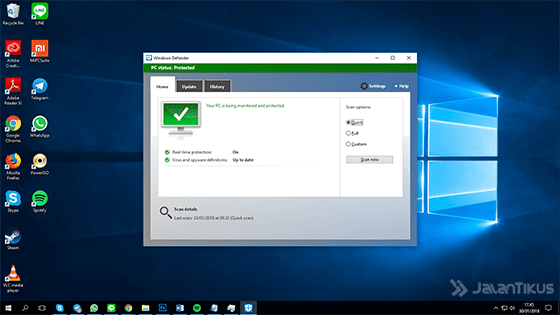 Windows Defender Penghapus Malware