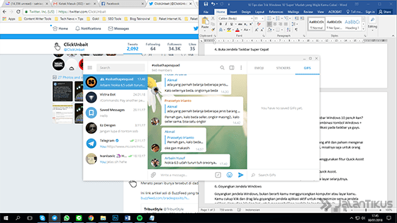 Buka Jendela Taskbar Super Cepat
