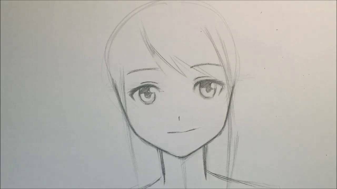 Gambar Sketsa Anime Yang Mudah - Contoh Sketsa Gambar