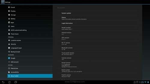 Update Android Jelly Bean 1