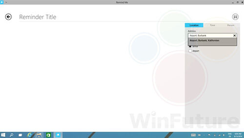 Screenshot Preview Cortana Di Windows 9 2