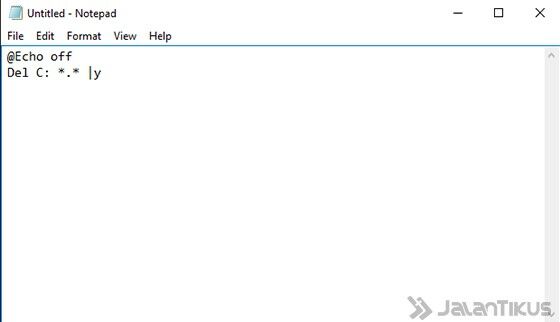 cara membuat virus mematikan 1