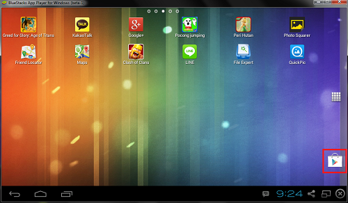 Memunculkan Gambar Bluestacks 2