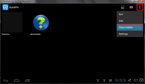 Memunculkan Gambar Bluestacks 5