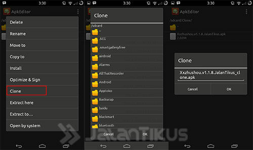 cloning android phone with app