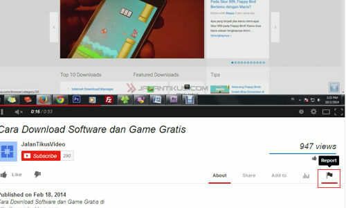 Cara Melaporkan Video Youtube Yang Bermasalah